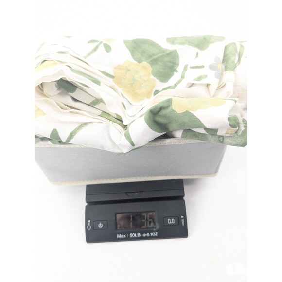 Marimekko Floral Avacado Suomi Finland Fujiwo Ishimoto Fabric Vintage 94"x106" - Picture 5 of 5